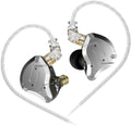 KZ ZS10 Pro in Ear Monitor Earbuds Headphone, Hifi KZ Earphone with 4BA and 1DD Drivers, KZ Upgraded ZS10 Pro with Detachable 0.75Mm 2 Pin 6N OFC Cable (Black No Mic)