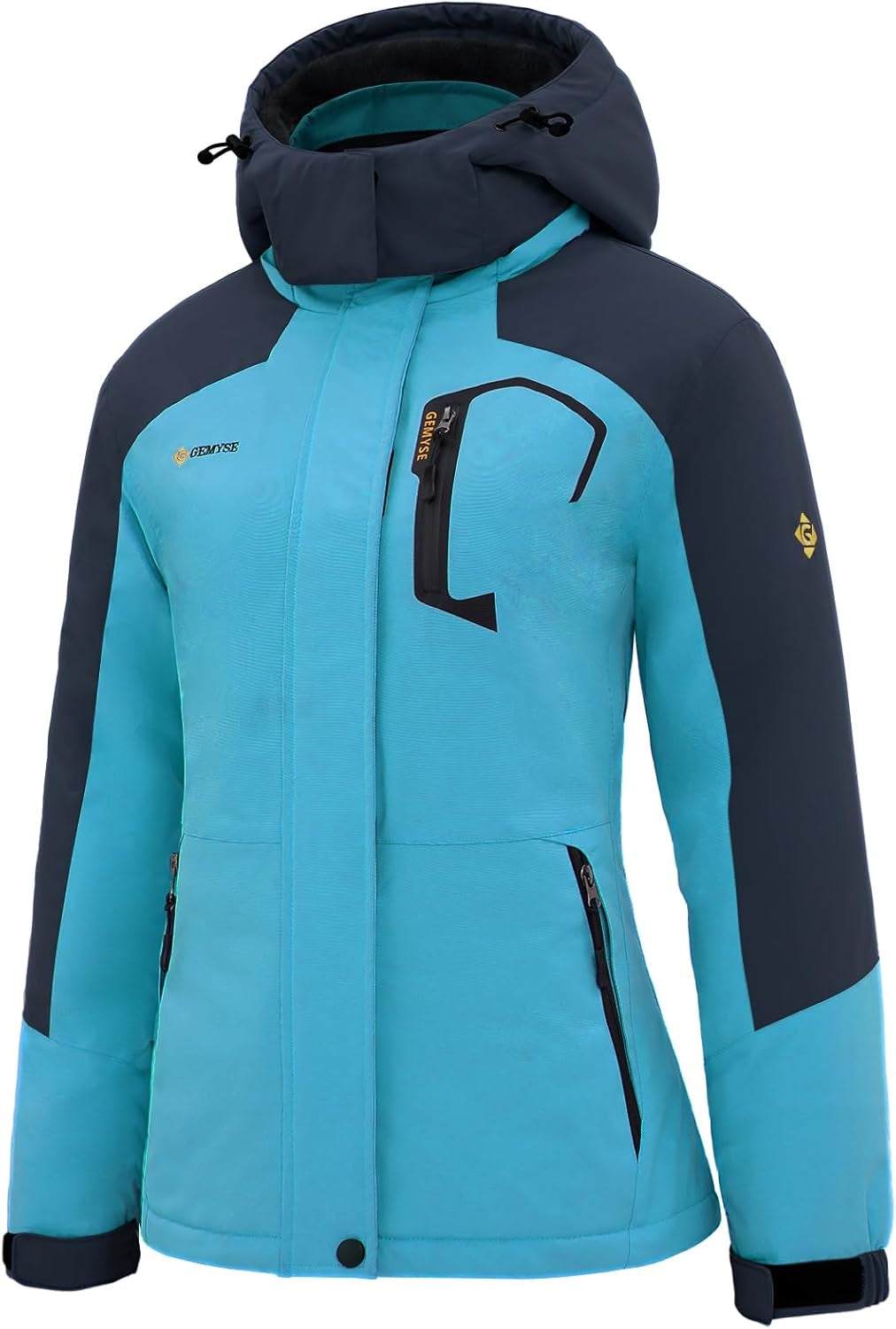 Women'S Mountain Waterproof Ski Snow Jacket Winter Windproof Rain Jacket