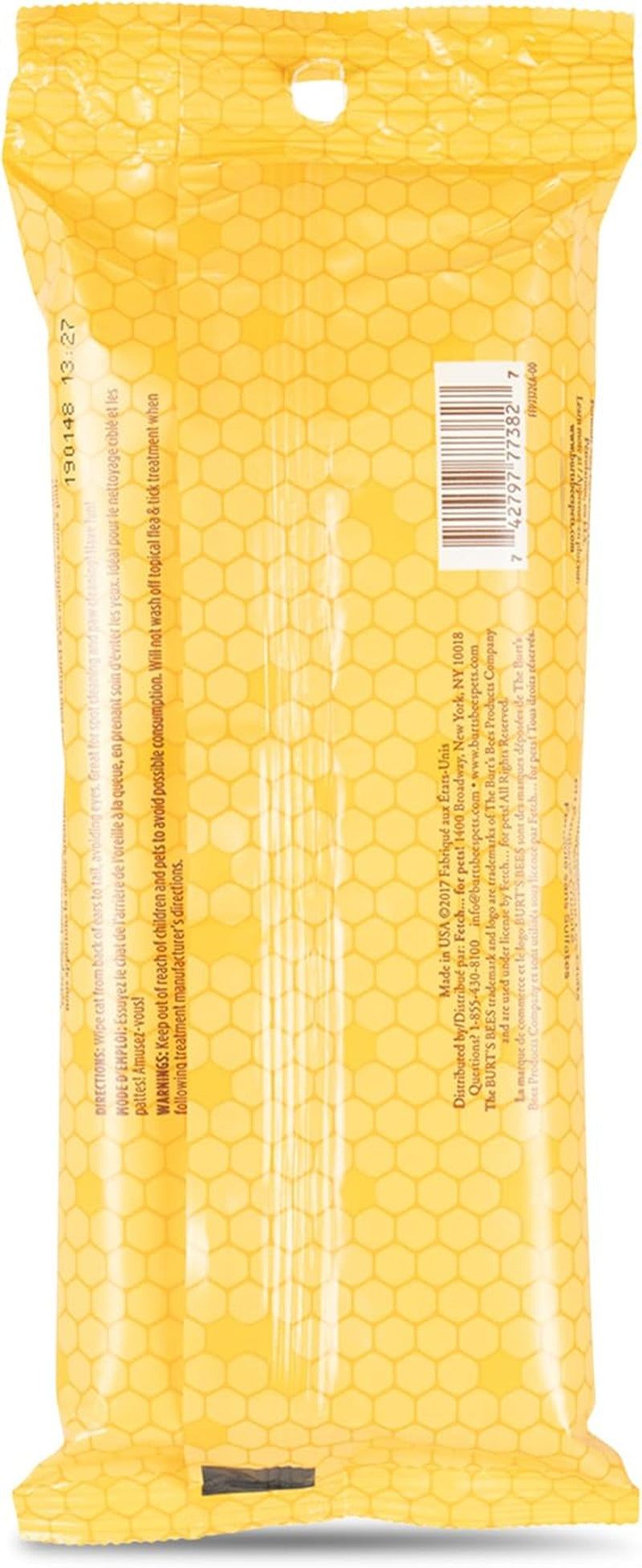 Burt'S Bees for Cats Dander Reducing Wipes - Kitten and Cat Wipes for Grooming - Burts Bees Cat Dander Wipes, Cat Grooming Wipes, Pet Wipes Cats, Cat Cleaning Wipes, Natural Cat Wipes, Cat Fur Wipes